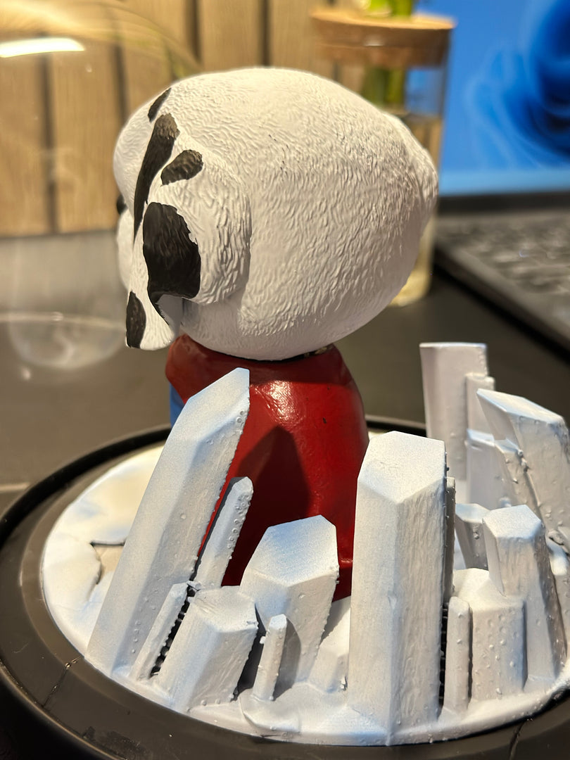 Custom Superhero Dog Diorama