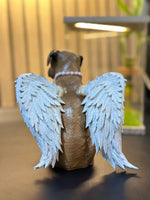 Load image into Gallery viewer, Custom Angel Wings Pet Sculpture - Personalized 3D Resin Dog & Cat Memorial Statue - Hand-Painted Pet Lover Gift - Unique Animal Artwork