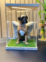 Load image into Gallery viewer, Custom Angel Wings Pet Sculpture - Personalized 3D Resin Dog & Cat Memorial Statue - Hand-Painted Pet Lover Gift - Unique Animal Artwork