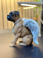 Load image into Gallery viewer, Custom Angel Wings Pet Sculpture - Personalized 3D Resin Dog & Cat Memorial Statue - Hand-Painted Pet Lover Gift - Unique Animal Artwork