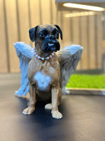 Load image into Gallery viewer, Custom Angel Wings Pet Sculpture - Personalized 3D Resin Dog & Cat Memorial Statue - Hand-Painted Pet Lover Gift - Unique Animal Artwork