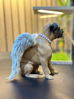Load image into Gallery viewer, Custom Angel Wings Pet Sculpture - Personalized 3D Resin Dog & Cat Memorial Statue - Hand-Painted Pet Lover Gift - Unique Animal Artwork